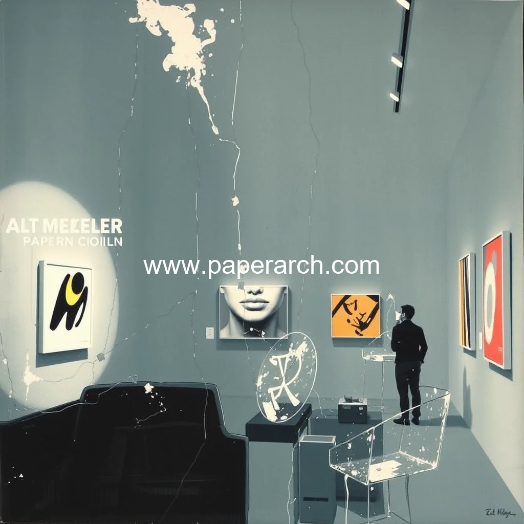 Artistic representation for Unveiling modern masterpieces: college art gallery's paper collection instruction 2 (more difficult) craft a title that meets the following criteria: 1.