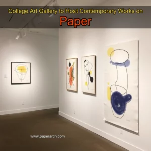 Artistic representation for College Art Gallery to Host Contemporary Works on Paper