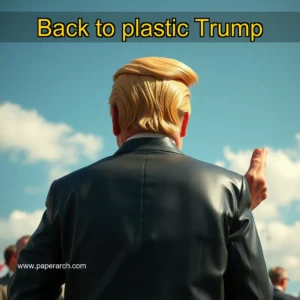 Artistic representation for Back to plastic Trump