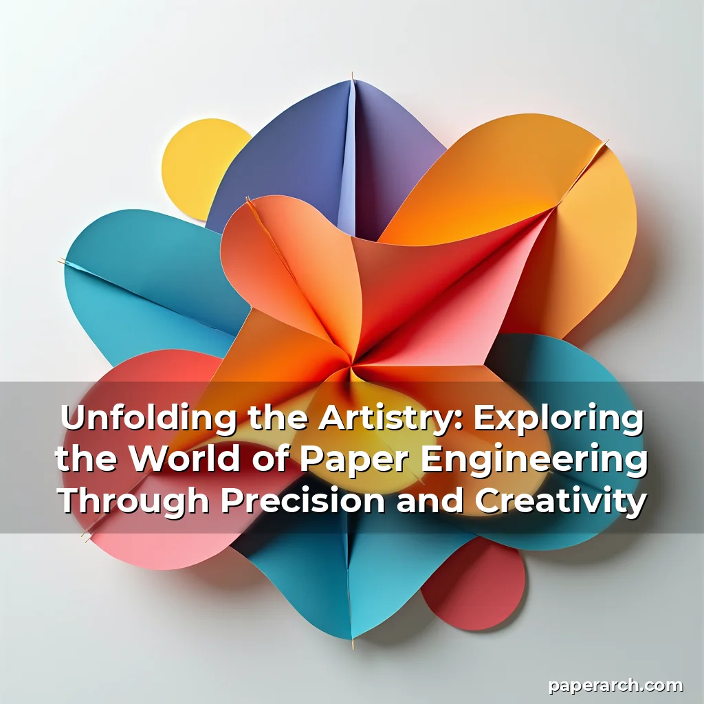 Artistic representation for Unfolding the Artistry: Exploring the World of Paper Engineering Through Precision and Creativity