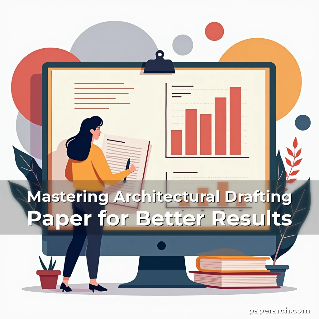 Artistic representation for Mastering Architectural Drafting Paper for Better Results