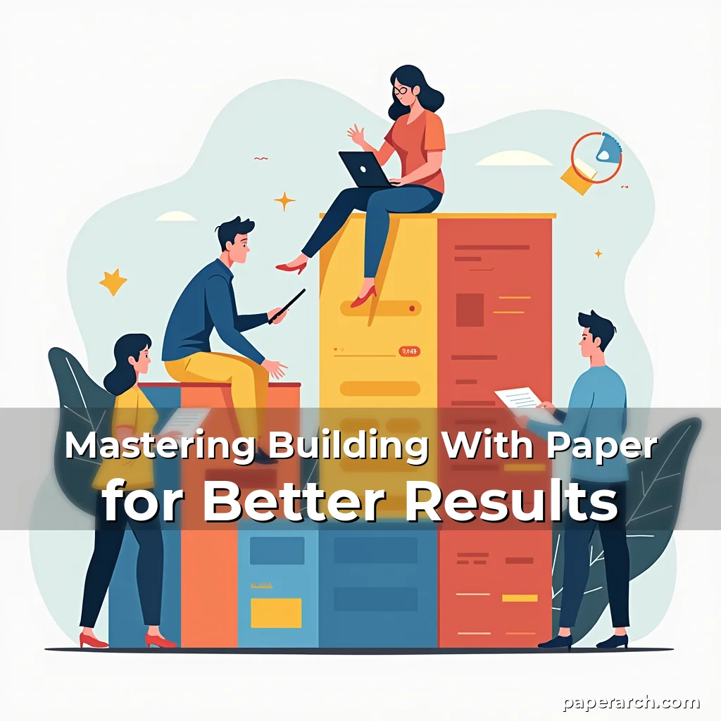 Artistic representation for Mastering Building With Paper for Better Results