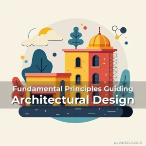 Artistic representation for Fundamental Principles Guiding Architectural Design