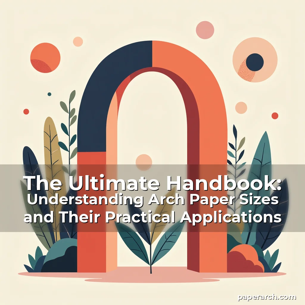 Artistic representation for The Ultimate Handbook: Understanding Arch Paper Sizes and Their Practical Applications