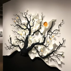 Artistic representation for Paper masterpieces unveiled: college art gallery's contemporary showcase .