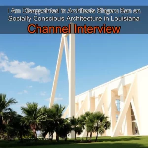 Artistic representation for I Am Disappointed in Architects Shigeru Ban on Socially Conscious Architecture in Louisiana Channel Interview