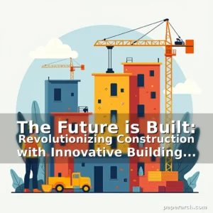 Read more about the article The Future is Built: Revolutionizing Construction with Innovative Building Materials