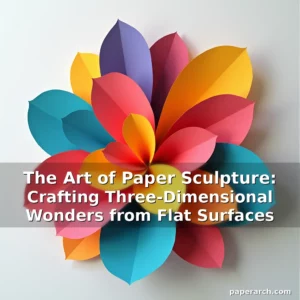 Read more about the article The Art of Paper Sculpture: Crafting Three-Dimensional Wonders from Flat Surfaces