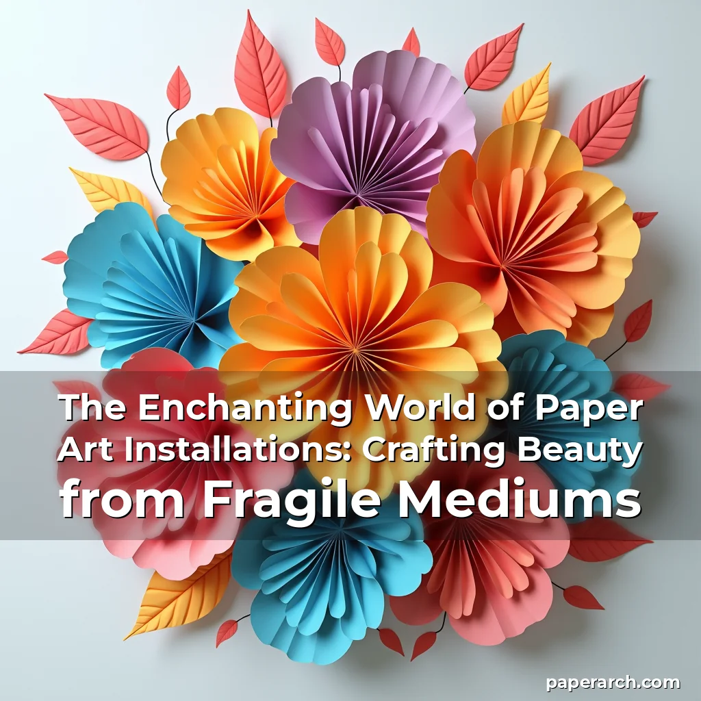 Read more about the article The Enchanting World of Paper Art Installations: Crafting Beauty from Fragile Mediums