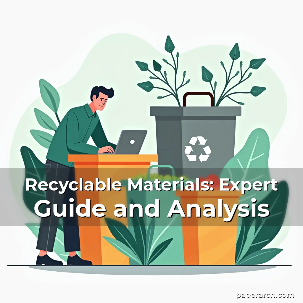 Read more about the article Recyclable Materials: Expert Guide and Analysis